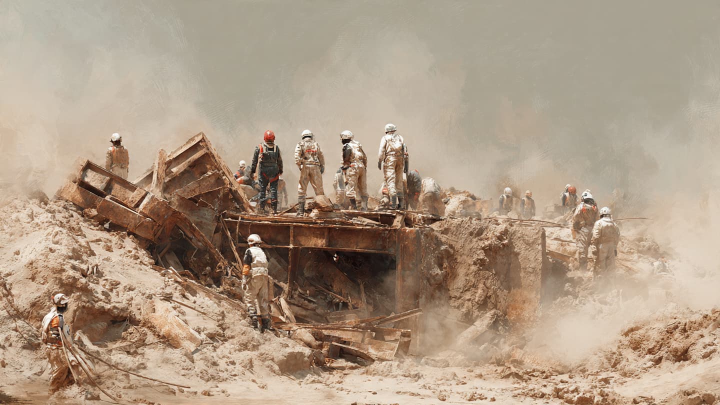 Between Dust And Extraction Fields, Mali Mining Disaster Leaves Dozens Trapped