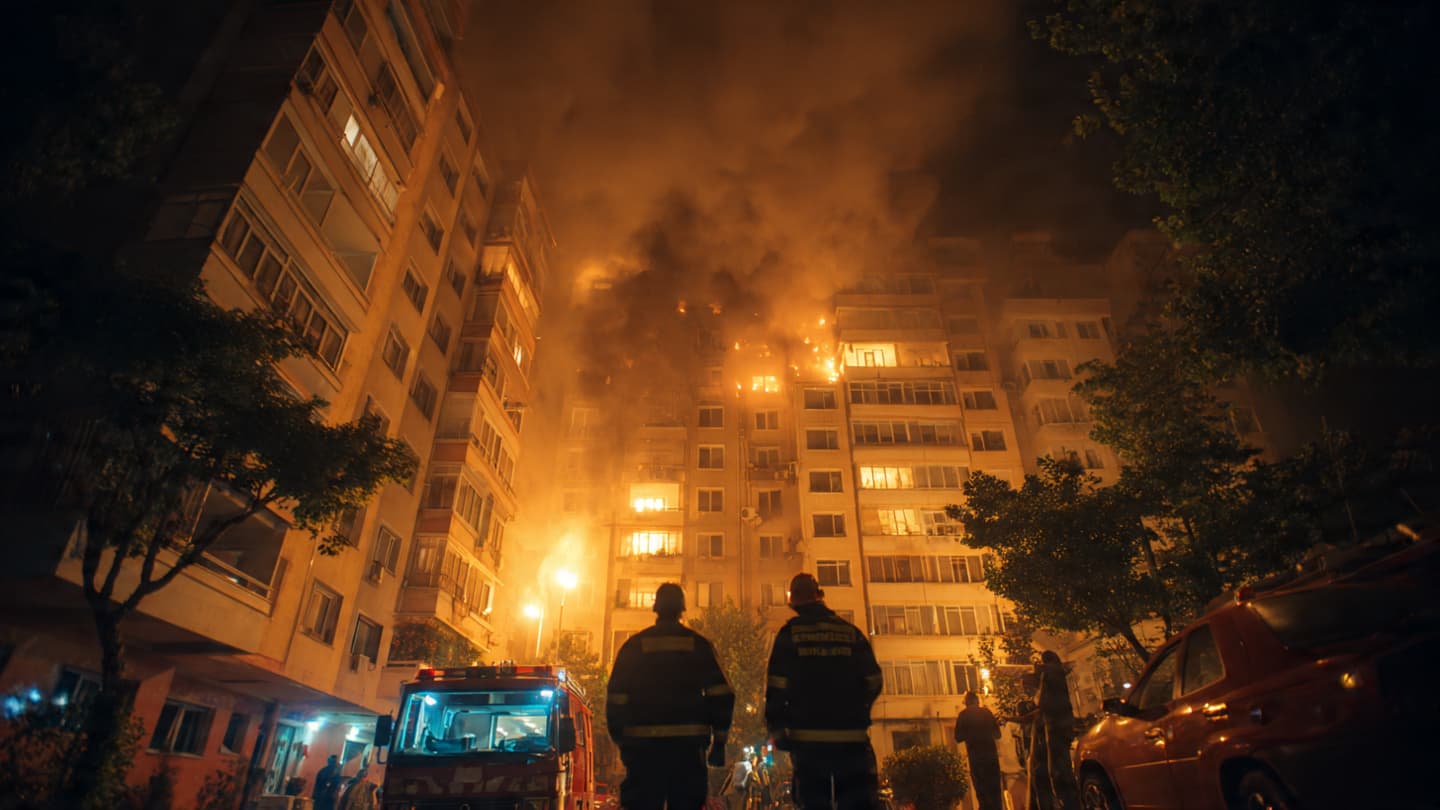 Beneath Smoke Filled Balconies, Adana Faces Another Long Night Marked By Sudden Tragedy Tonight Again