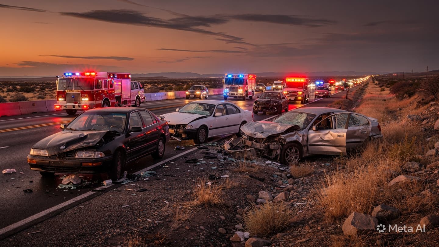 Highway Chaos: Emergency Crews Clear Massive Multi-Vehicle Pileup on I-95 in New York State Highway Chaos: Emergency Crews Clear Massive Multi-Vehicle Pileup on I-95 in New York State