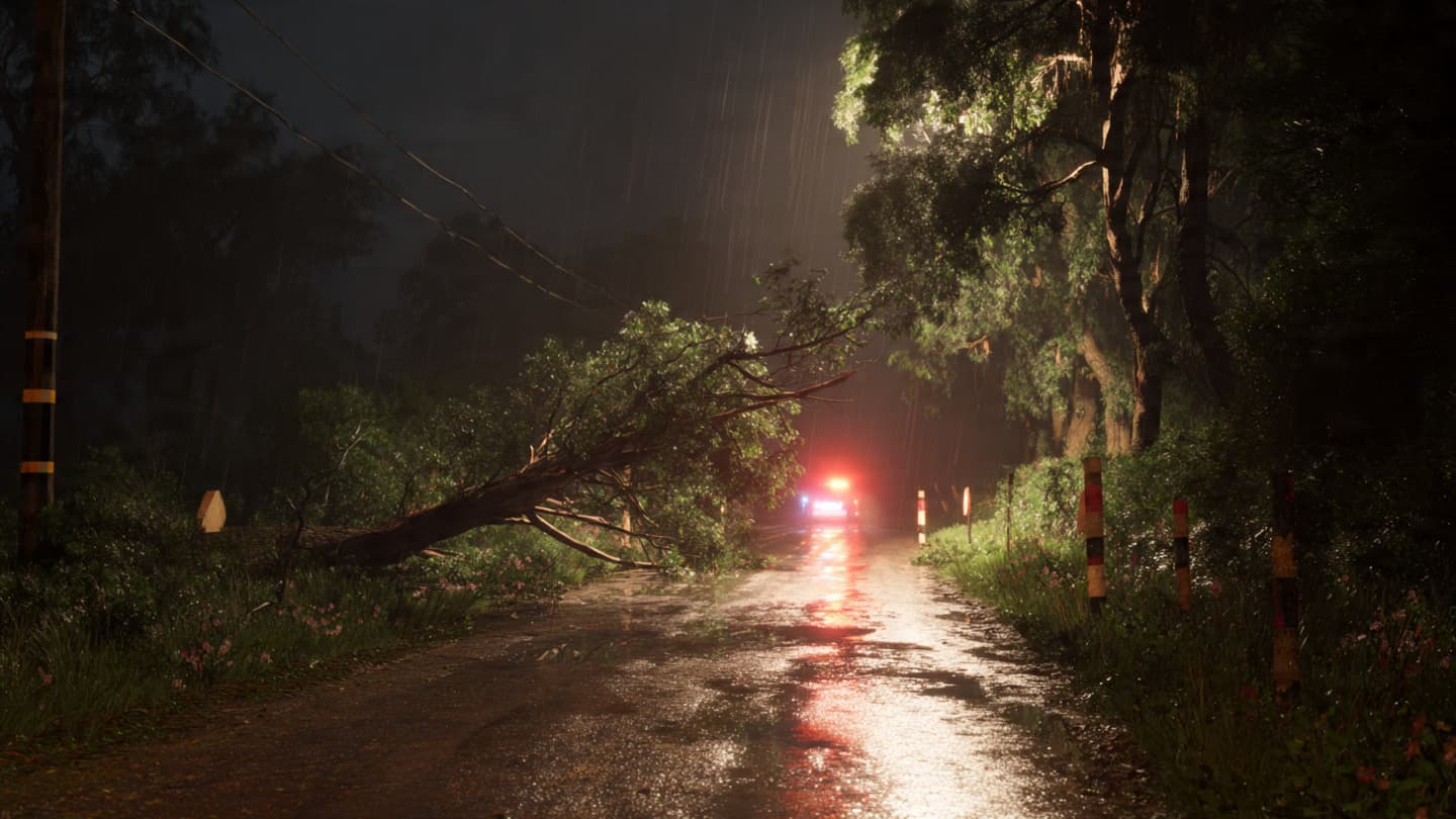 Where the Wind Carried Branches Across Empty Roads, Uruguay Witnessed a Sudden Loss Overnight Quietly