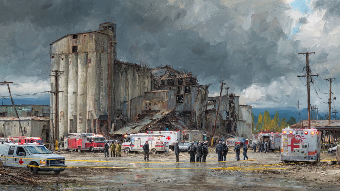A Community Seeks Answers After an Industrial Structure Falls Silent