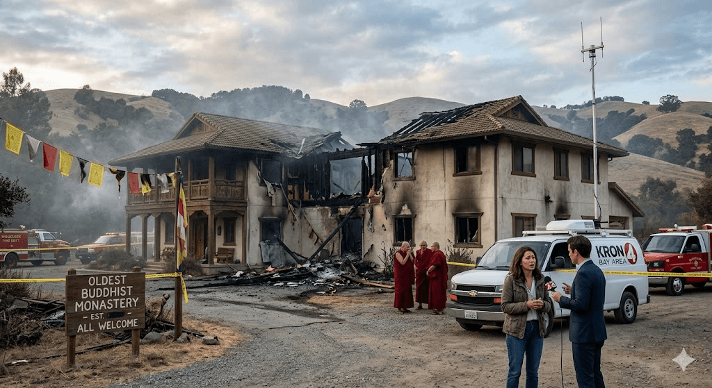 Bay Area Woman Charged in Arson Attack on Nation’s Oldest Buddhist Monastery Bay Area Woman Charged in Arson Attack on Nation’s Oldest Buddhist Monastery