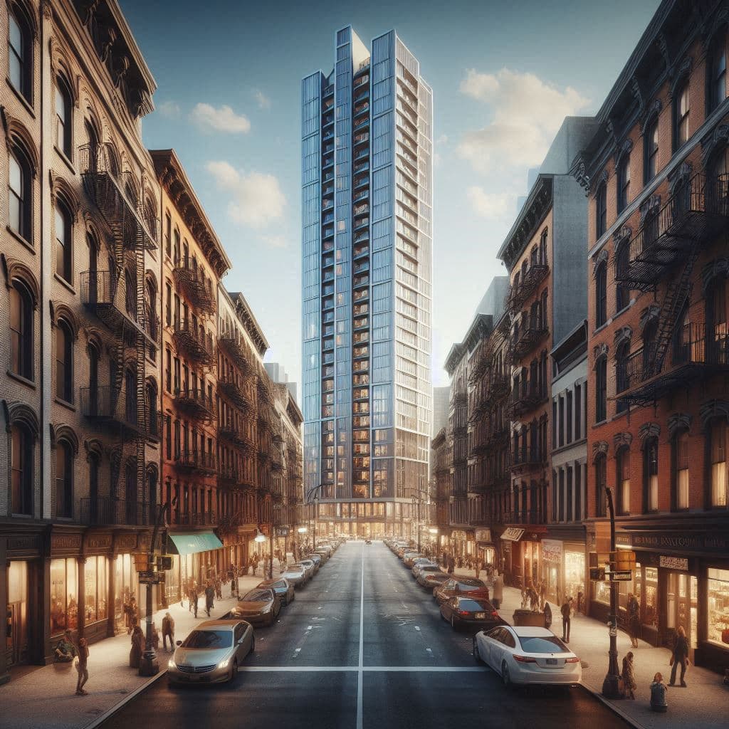 At the Edge of the Financial District, a Different Kind of Tower Begins to Take Shape At the Edge of the Financial District, a Different Kind of Tower Begins to Take Shape
