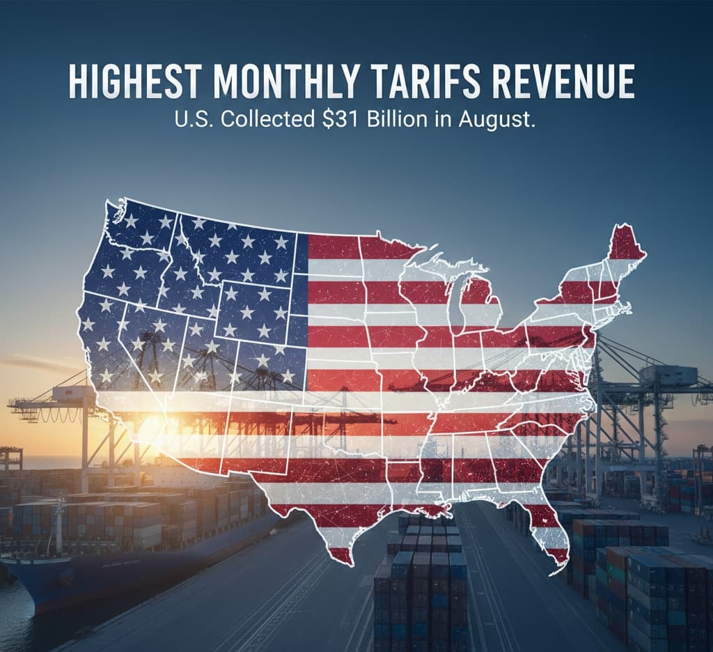 U.S. Tariff Revenue Hits Record $31B in August: Assessing the True Costs of Trump's Trade War Strategy U.S. Tariff Revenue Hits Record $31B in August: Assessing the True Costs of Trump's Trade War Strategy