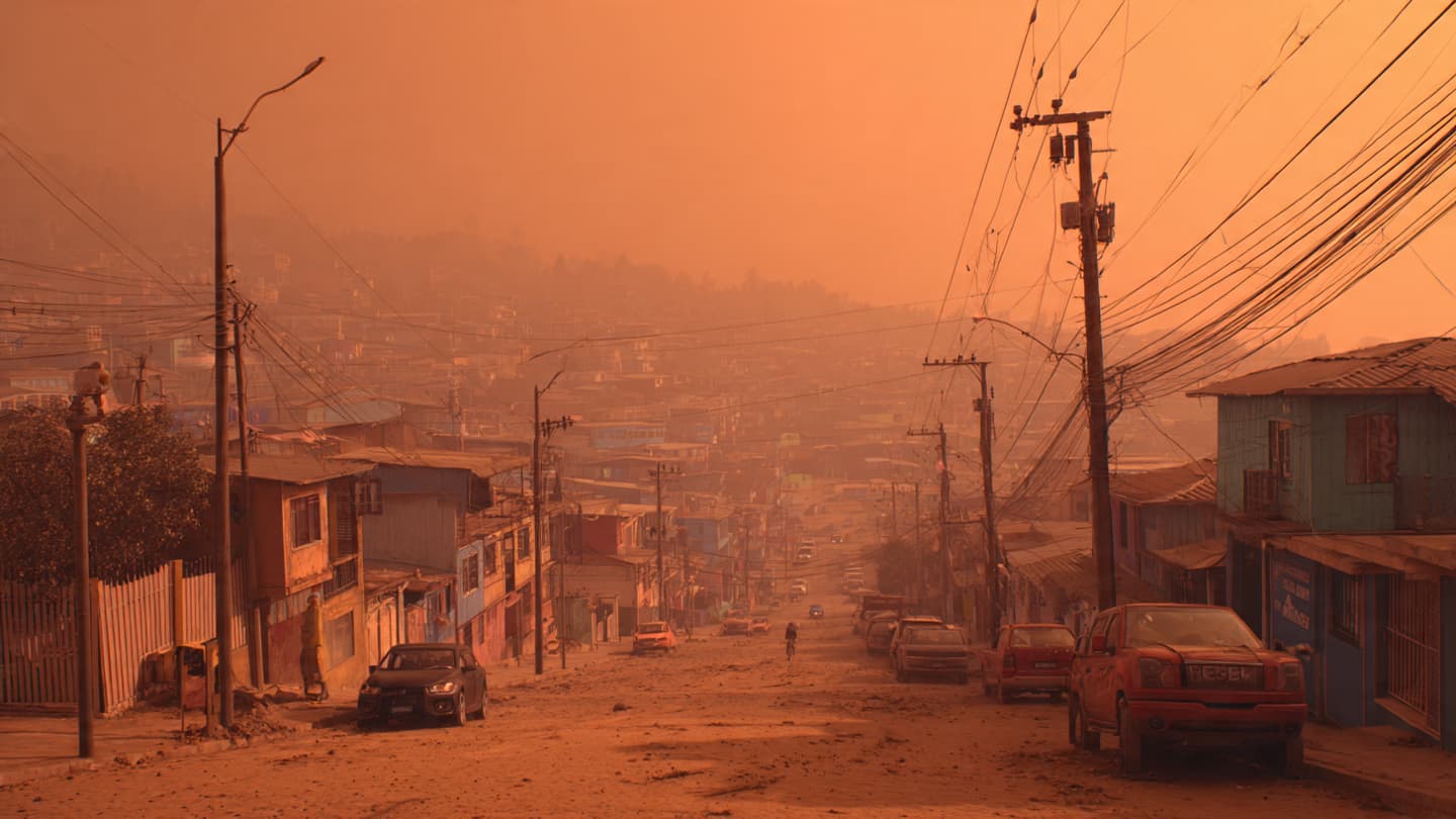 Where the Mountains Disappeared Behind Smoke, Chile Faced Another Difficult Fire Emergency Recently Quietly