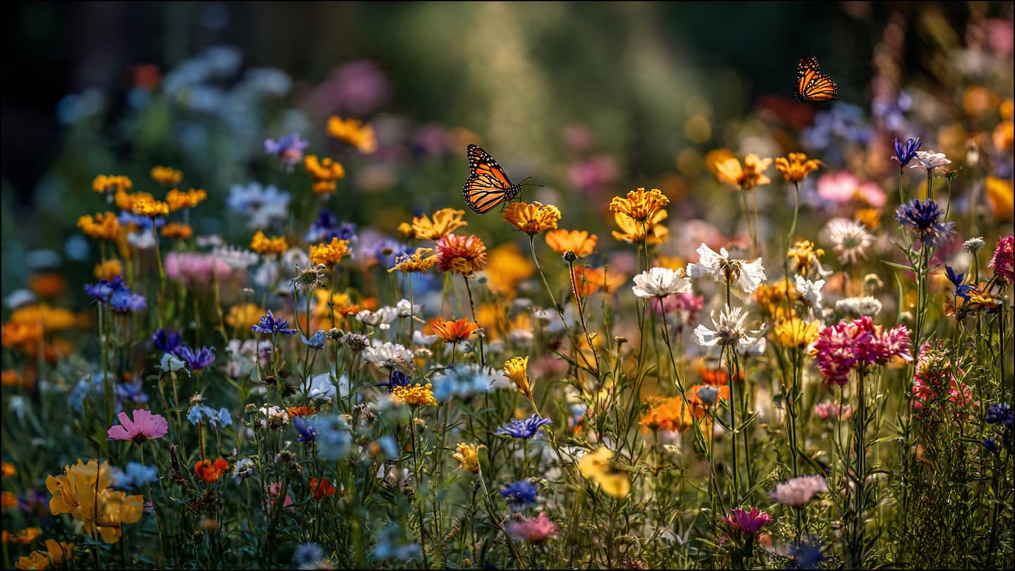 Butterflies Follow the Gardens That Ask for Almost Nothing Butterflies Follow the Gardens That Ask for Almost Nothing