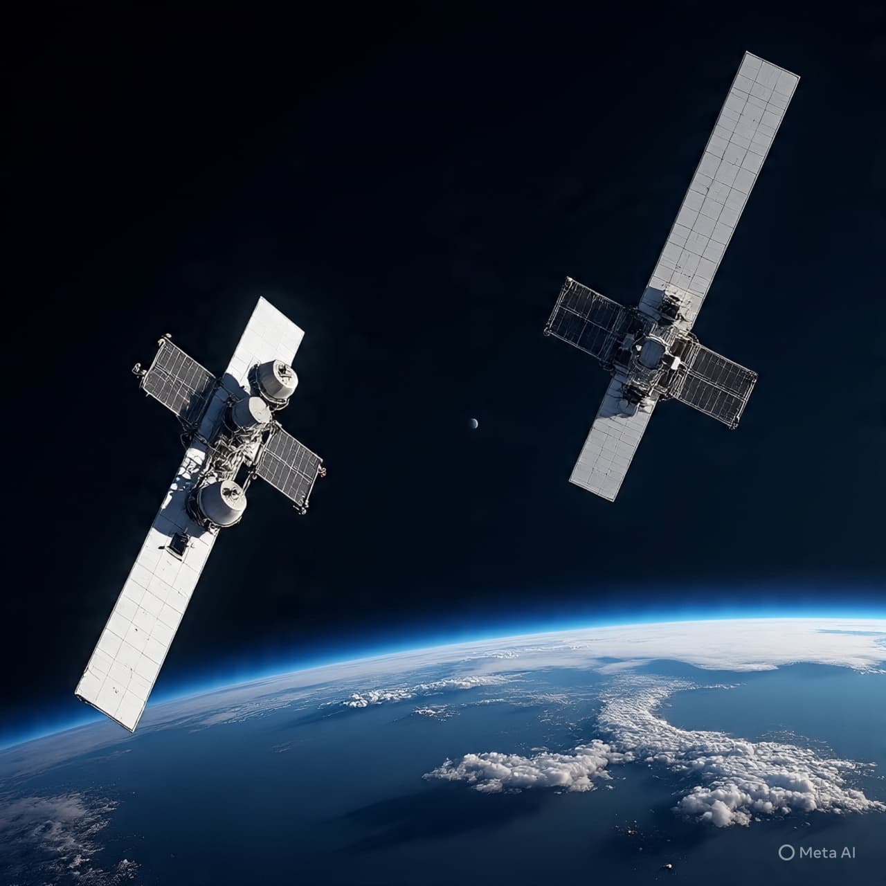 In the Quiet Orbit Above: Watchful Eyes Exchange Their Gaze Across the Dark In the Quiet Orbit Above: Watchful Eyes Exchange Their Gaze Across the Dark