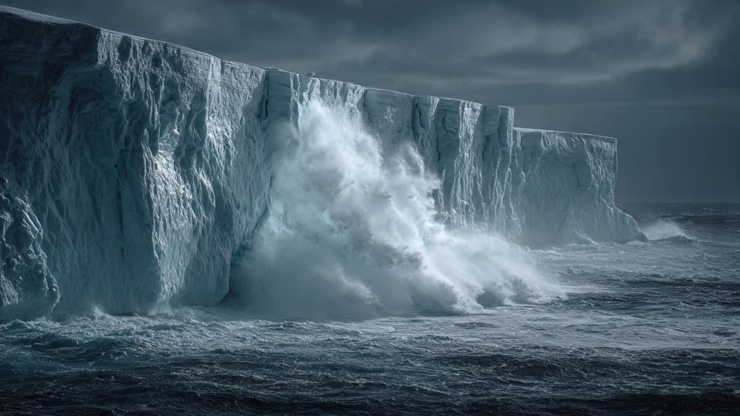 The silent collapse of Antarctica’s frozen giant begins to reshape the oceans