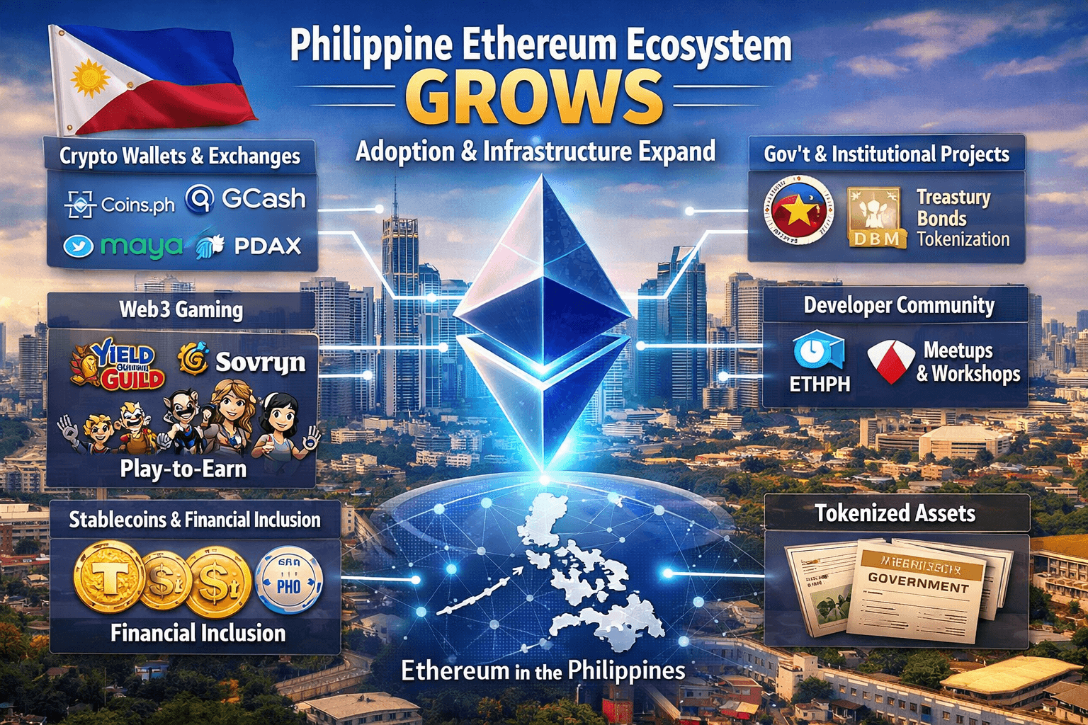 Philippine Ethereum Ecosystem Grows as Adoption and Infrastructure Expand Philippine Ethereum Ecosystem Grows as Adoption and Infrastructure Expand