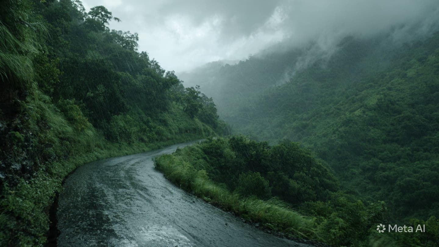 Where The Mountain Road Betrays The Driver: Reflections On The Pass Near Dili Where The Mountain Road Betrays The Driver: Reflections On The Pass Near Dili