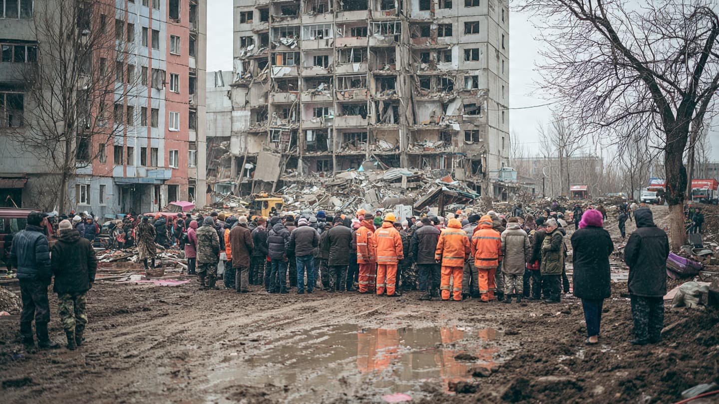 A Student Dorm Became Another Symbol of War’s Expanding Reach