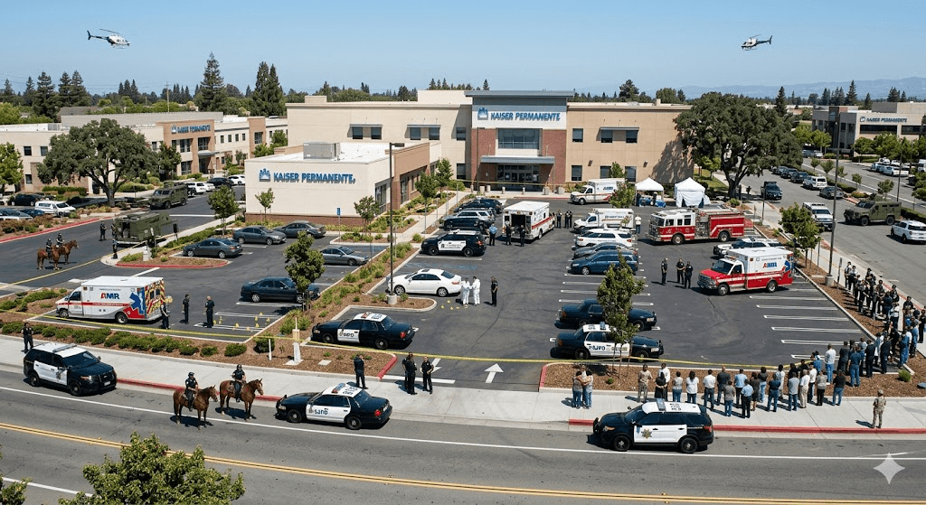 Tragedy in South San Jose: Deadly Shooting Outside Kaiser Permanente Facility Leaves One Dead, One Hospitalized Tragedy in South San Jose: Deadly Shooting Outside Kaiser Permanente Facility Leaves One Dead, One Hospitalized