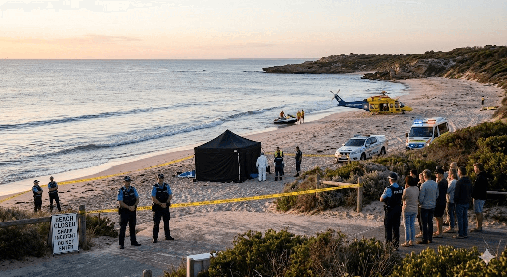 Terror in the Surf: Man Killed in Horrific Great White Shark Attack off Western Australia