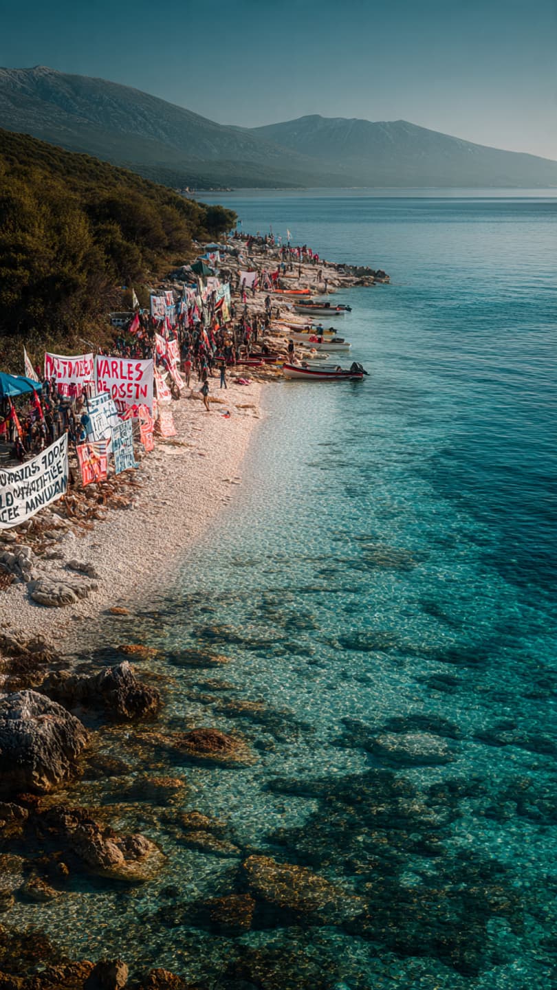 Why Thousands Are Demonstrating Against a Major Albanian Development Why Thousands Are Demonstrating Against a Major Albanian Development