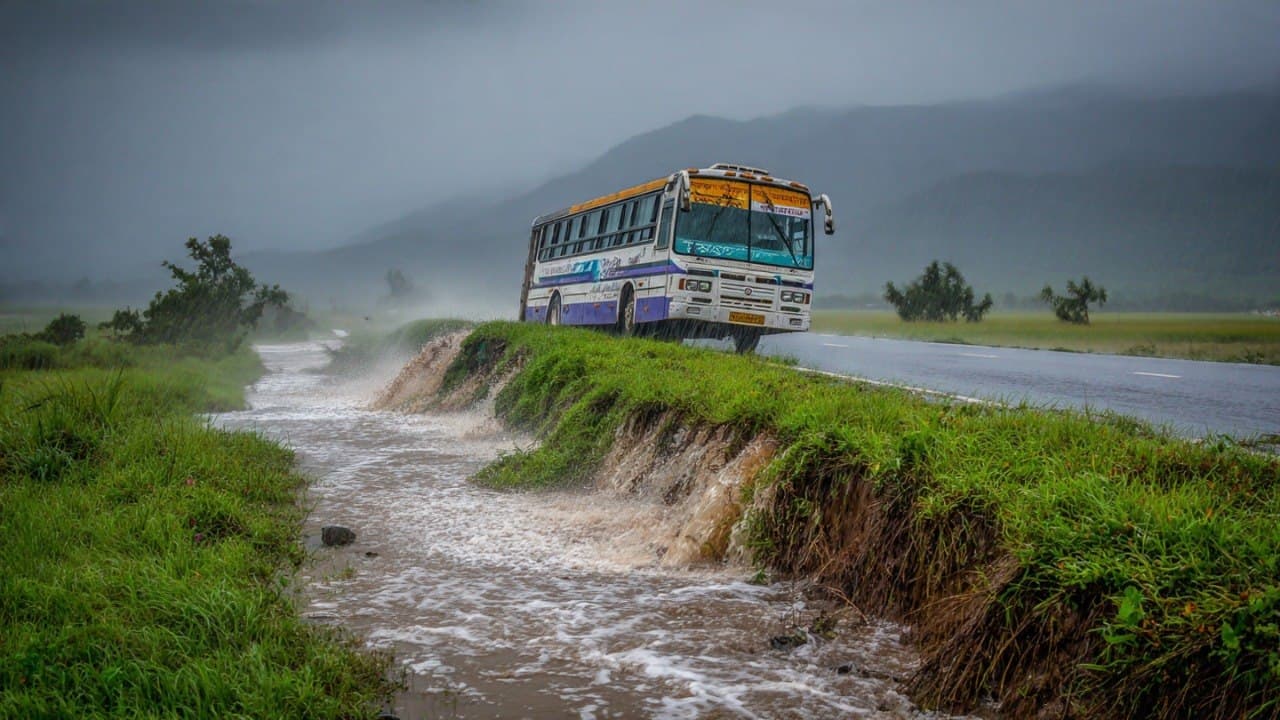 When Rain Unmakes the Asphalt Path: A Heavy Journey Lost to Slick Horizons When Rain Unmakes the Asphalt Path: A Heavy Journey Lost to Slick Horizons