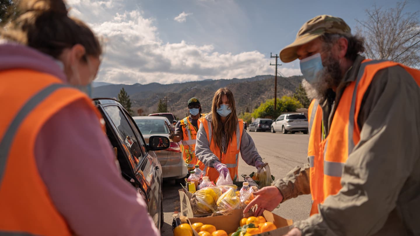 When necessity meets dignity: a drive-thru offering food without questions asked
