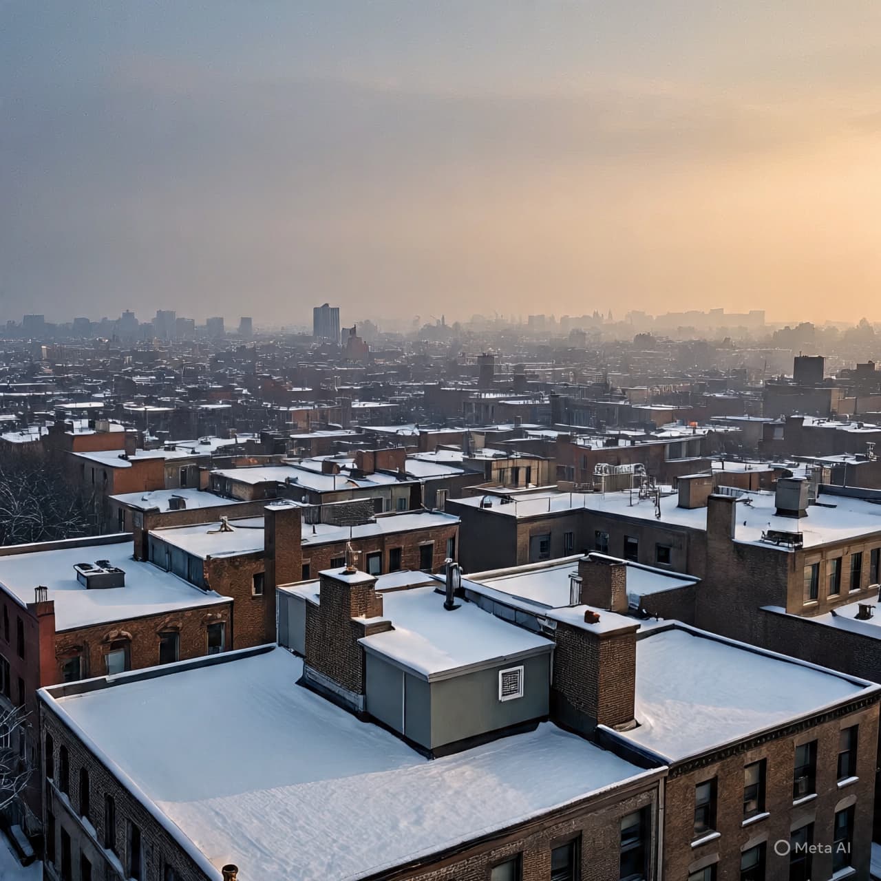 Between Flakes and Forecasts: A City Poised for Snow Between Flakes and Forecasts: A City Poised for Snow