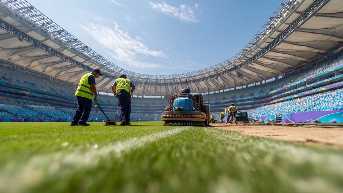 Behind Every Stadium, Thousands Keep The Tournament Moving Behind Every Stadium, Thousands Keep The Tournament Moving