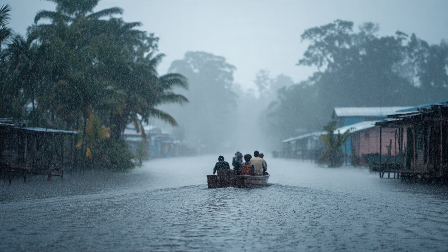 Along Suriname’s Rising Rivers, Families Leave Flooded Villages Beneath Endless Weeks Of Heavy Rainfall Slowly