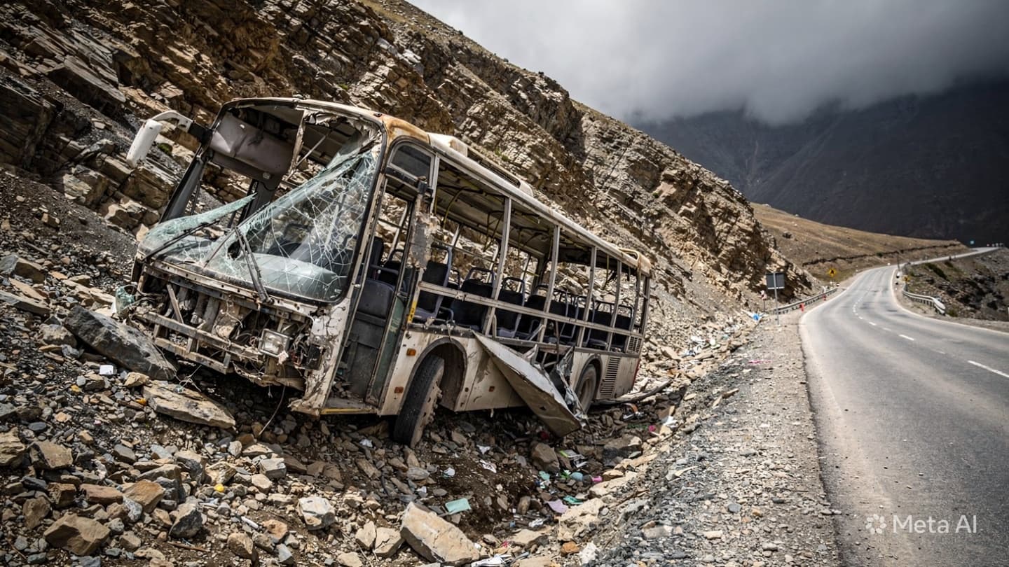Deadly Road Crash: Six Passengers Killed Following Bus Collision in Central Yemen’s Ibb District