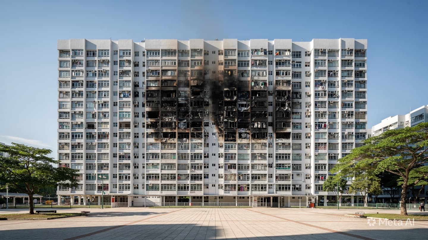 Residential Fire in Singapore: One Fatality Confirmed After Firefighters Battle HDB Apartment Blaze Residential Fire in Singapore: One Fatality Confirmed After Firefighters Battle HDB Apartment Blaze