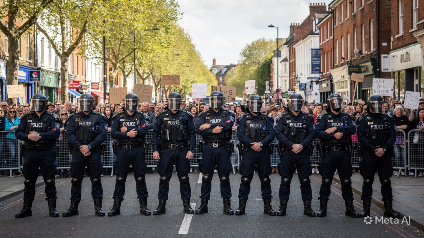 Violent Disorder: Police Confront Crowds in Southampton During Protest Over Controversial Student Murder Conviction Violent Disorder: Police Confront Crowds in Southampton During Protest Over Controversial Student Murder Conviction