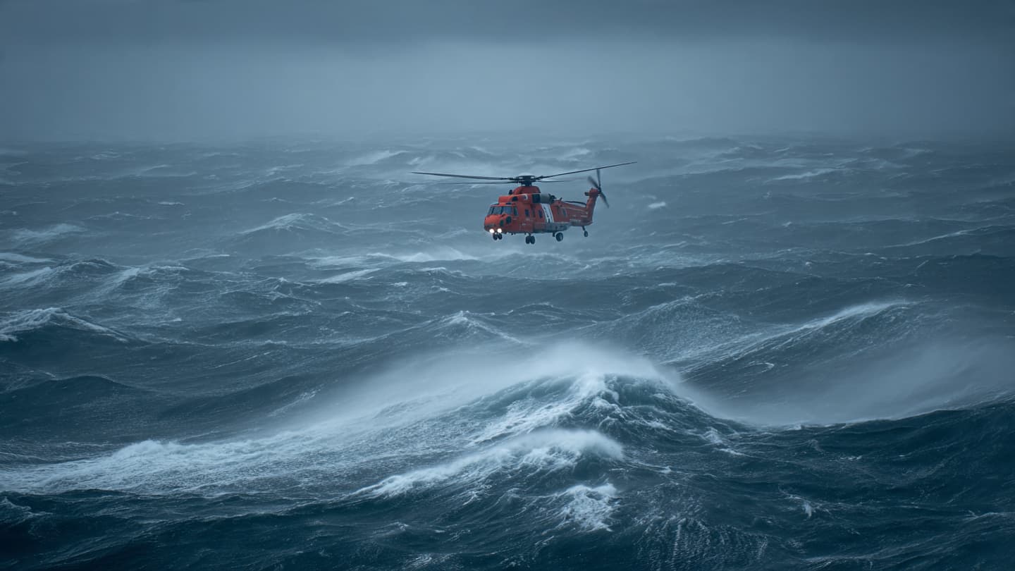 Through Heavy Ocean Winds and Endless Rainfall, Fishing Crews Wait Quietly Along Iceland’s Coast Tonight