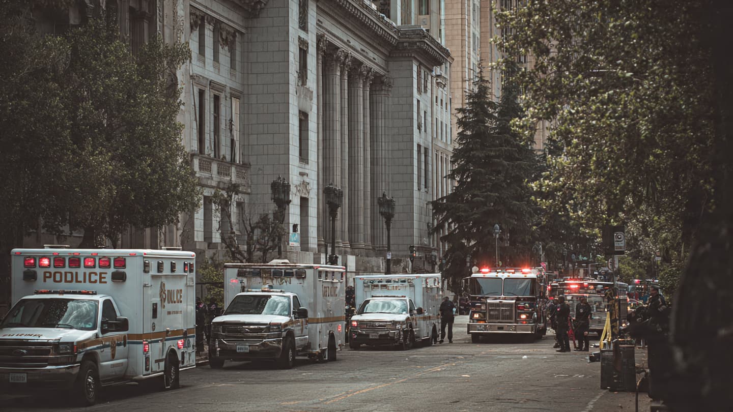 Diplomacy and Tension Briefly Intersect Near America’s Most Guarded Building