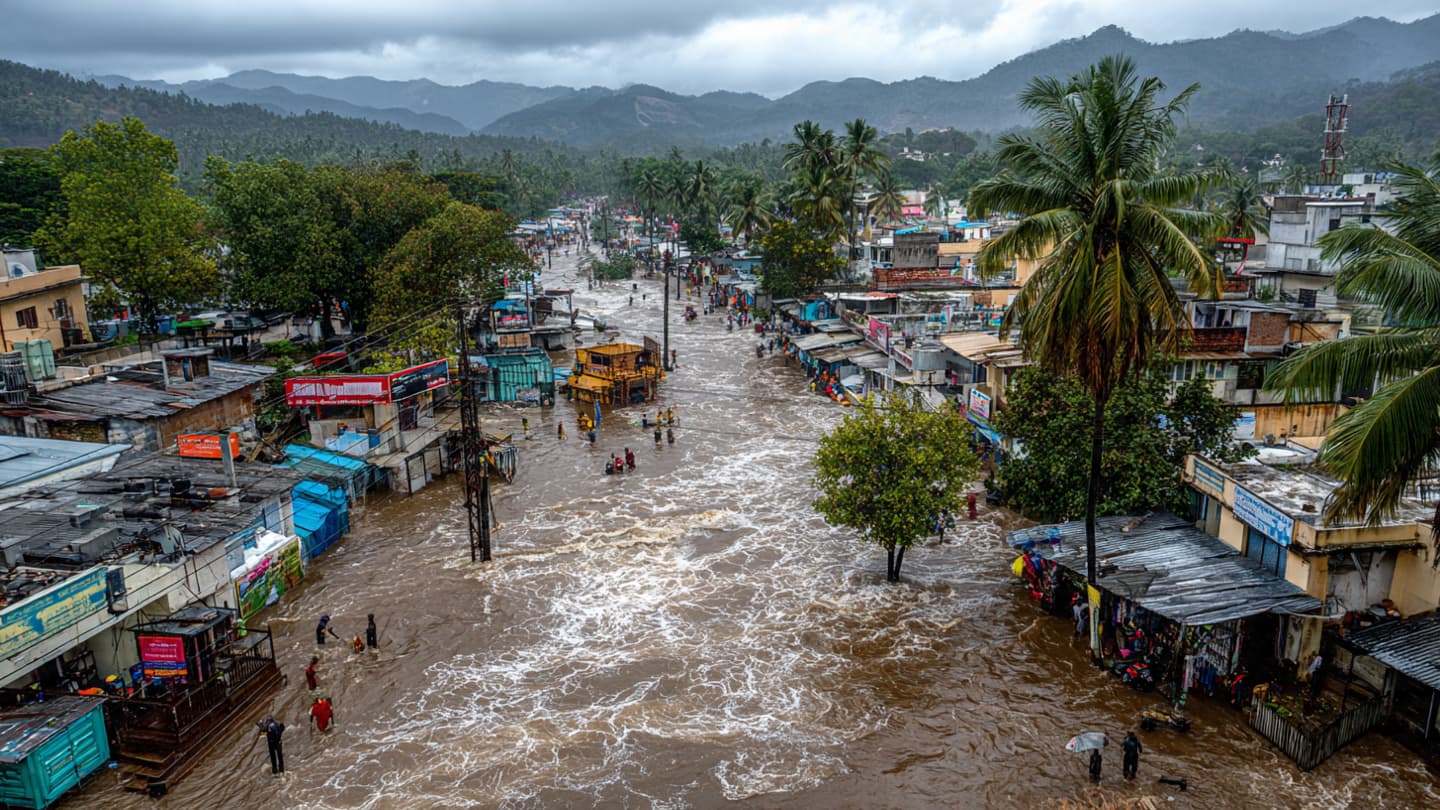 Through Waterlogged Streets Beneath Heavy Skies, Thousands Leave Homes Across Southern Sri Lanka This Week