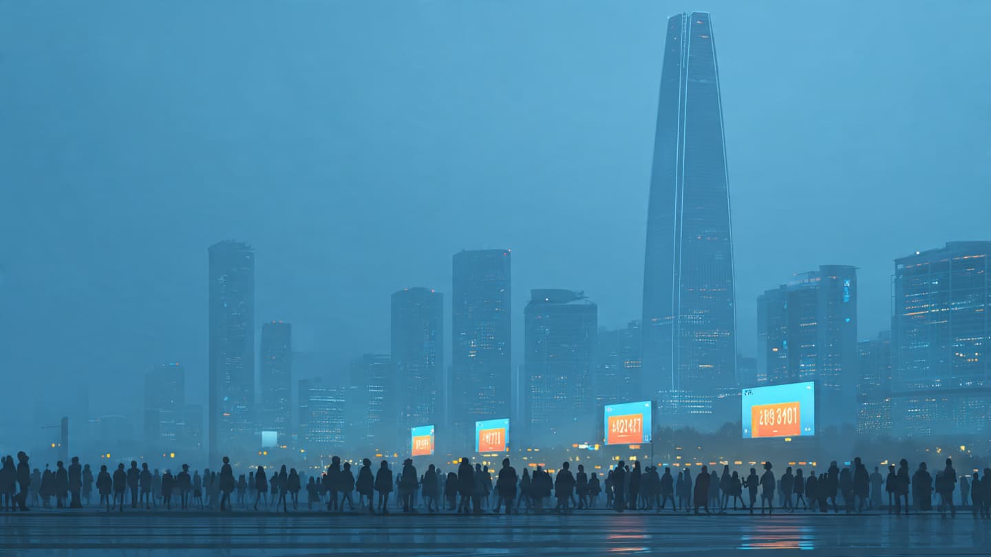 Beyond the Fog of Coastal Dawn: The Korean Peninsula Watches Another Arc Through the Sky