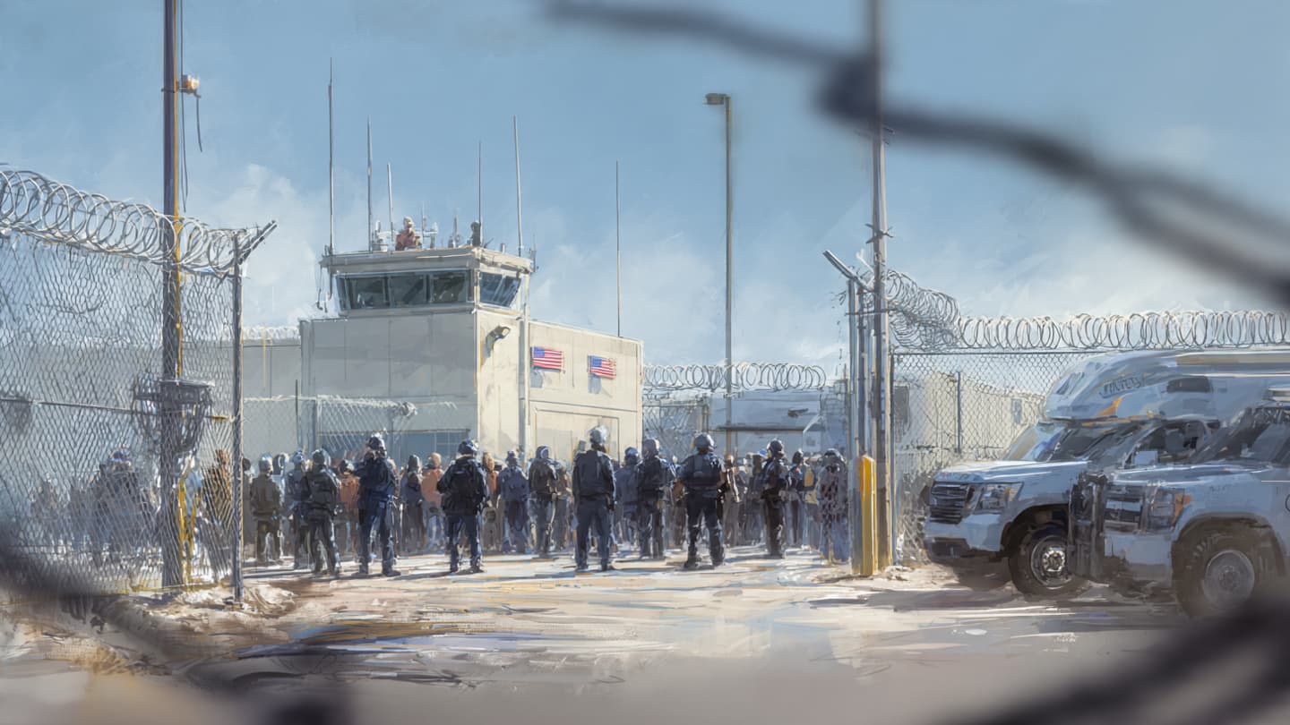 Tensions Rose Quietly Before Crowds Gathered at the New Jersey Facility