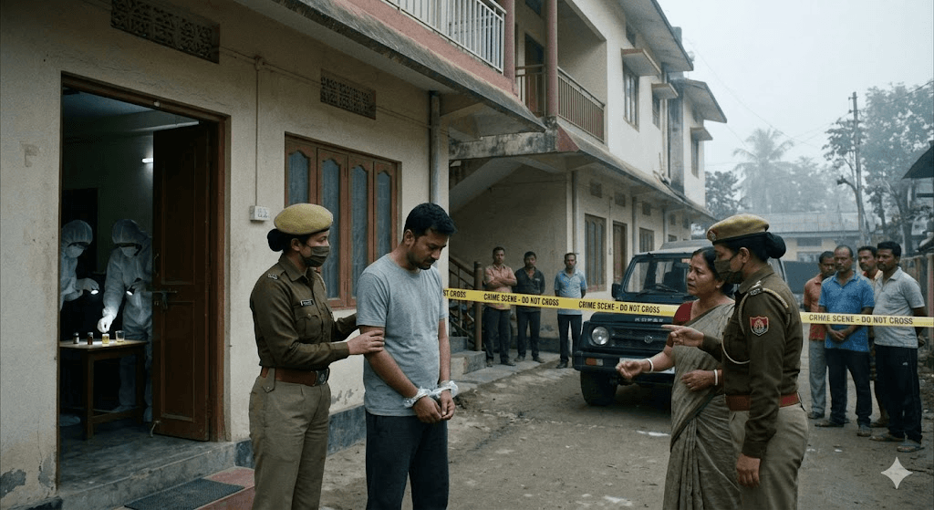 Guwahati Mystery: Woman Dies Under Suspicious Circumstances; Husband Detained for Alleged Poisoning Guwahati Mystery: Woman Dies Under Suspicious Circumstances; Husband Detained for Alleged Poisoning