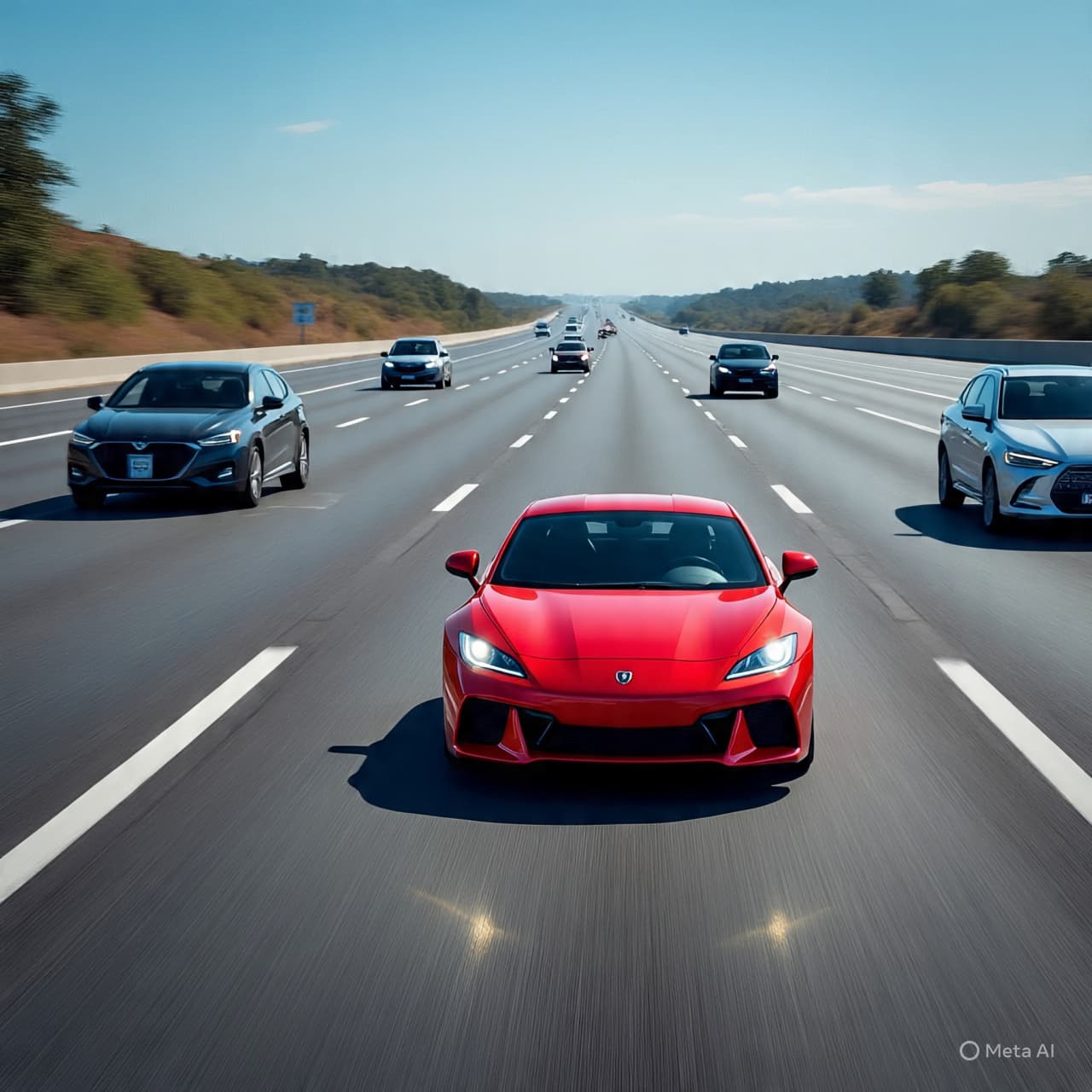 Against the Flow of Evening Traffic, A Sudden Turn Broke the Rhythm of the Road Against the Flow of Evening Traffic, A Sudden Turn Broke the Rhythm of the Road