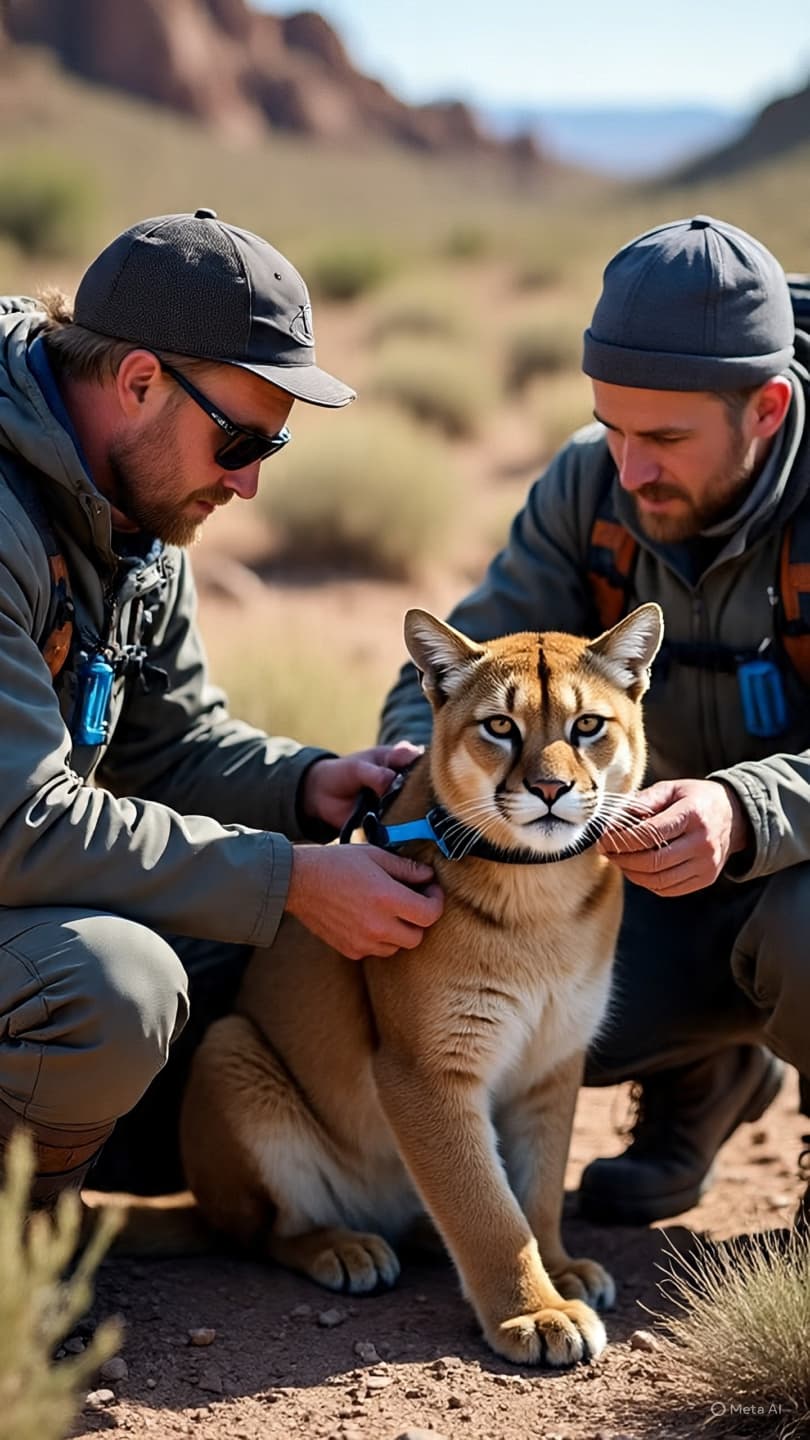 At the Edge of the Wild: When a Mountain Lion Crosses Into View At the Edge of the Wild: When a Mountain Lion Crosses Into View
