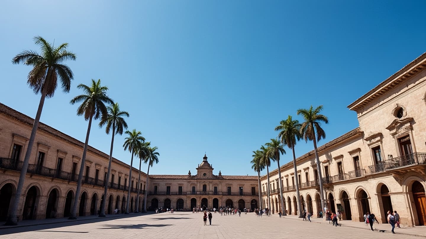 In the Stillness of the Square: Reflecting on the Facade of the Plaza de Armas In the Stillness of the Square: Reflecting on the Facade of the Plaza de Armas