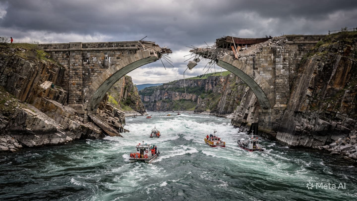 Italian Infrastructure Tragedy: Nine Dead After Sudden Structural Splitting of Ancient River Overpass Italian Infrastructure Tragedy: Nine Dead After Sudden Structural Splitting of Ancient River Overpass