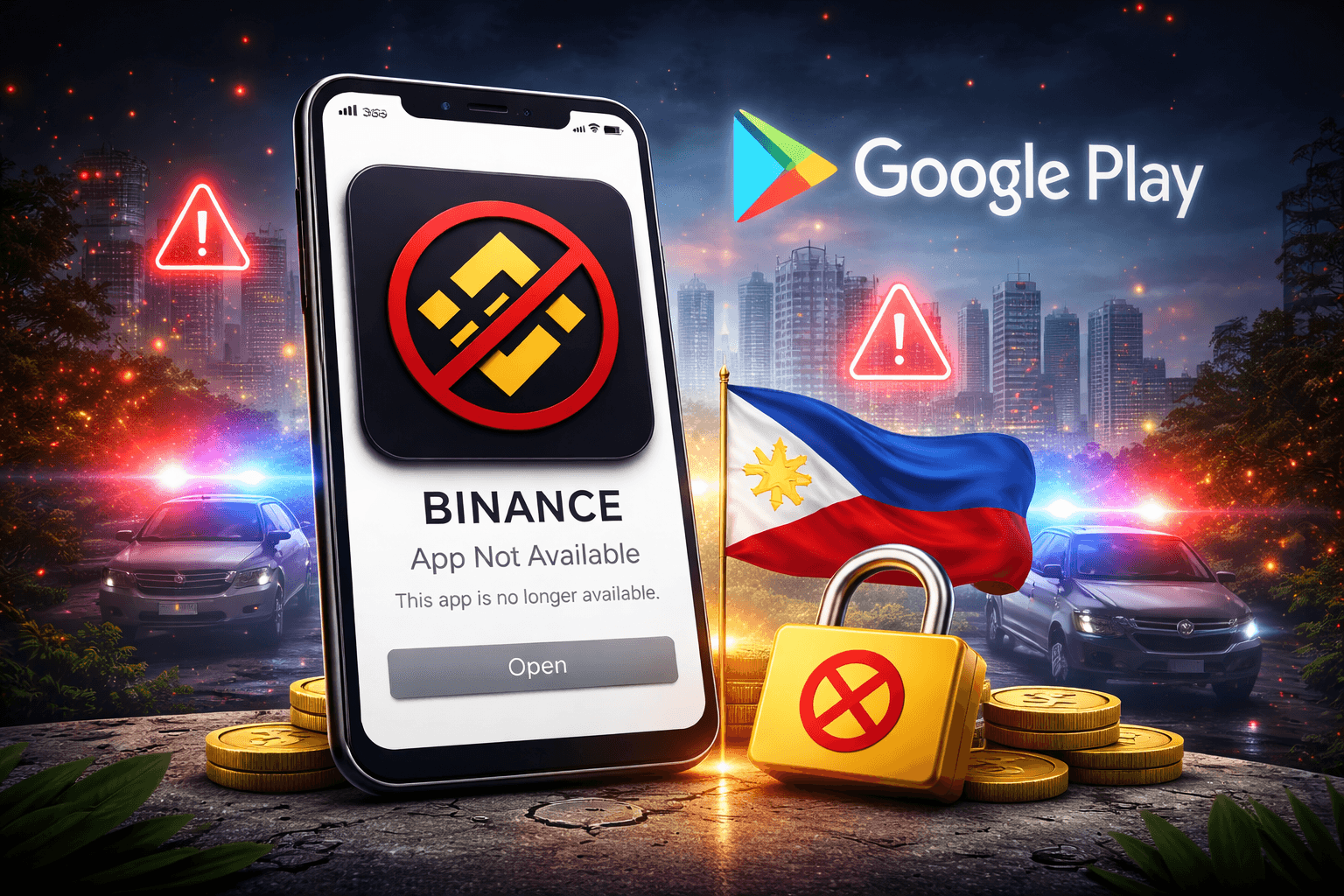 Binance App Pulled from Google Play Store in the Philippines Amid Regulatory Scrutiny Binance App Pulled from Google Play Store in the Philippines Amid Regulatory Scrutiny