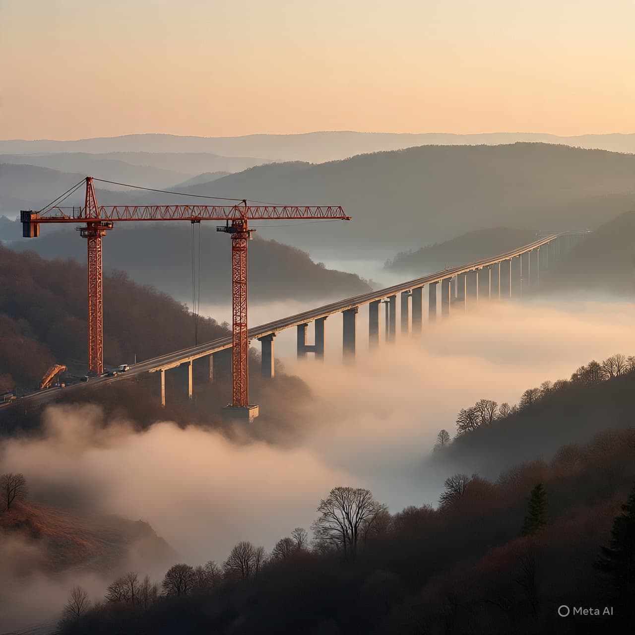 When the Iron Crane Meets the Morning Mist, Reflections on the New Serbian Industrial Sky When the Iron Crane Meets the Morning Mist, Reflections on the New Serbian Industrial Sky