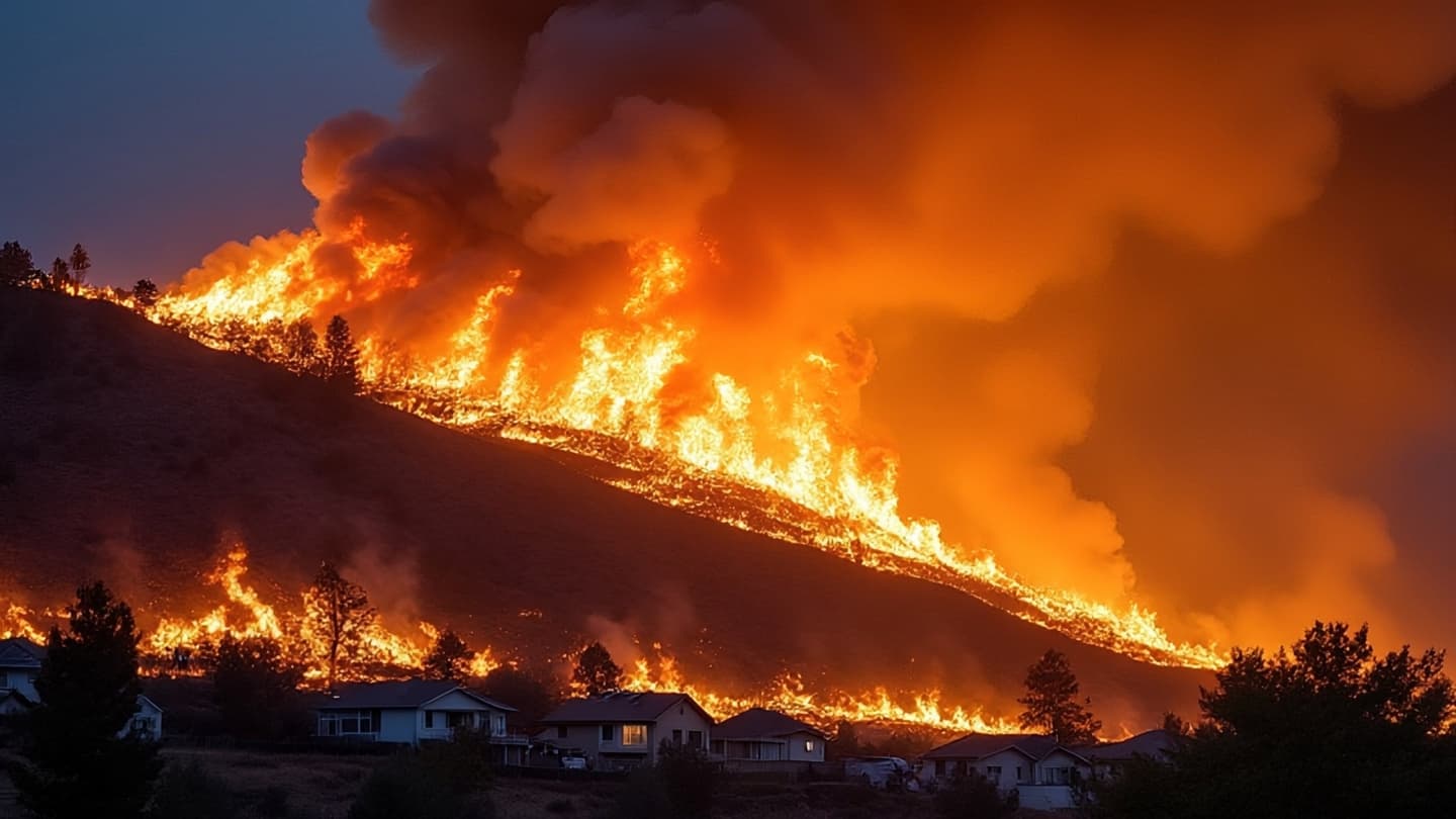 A Fire and a Question: What Lies Behind the Flames?