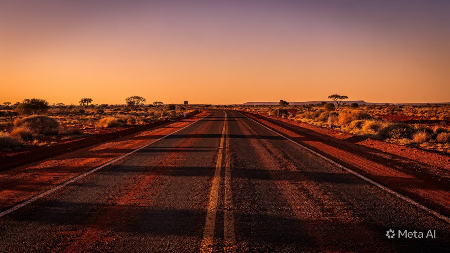 Between Dust and Bitumen: A Quiet Evening Shattered on the Long Alice Springs Road