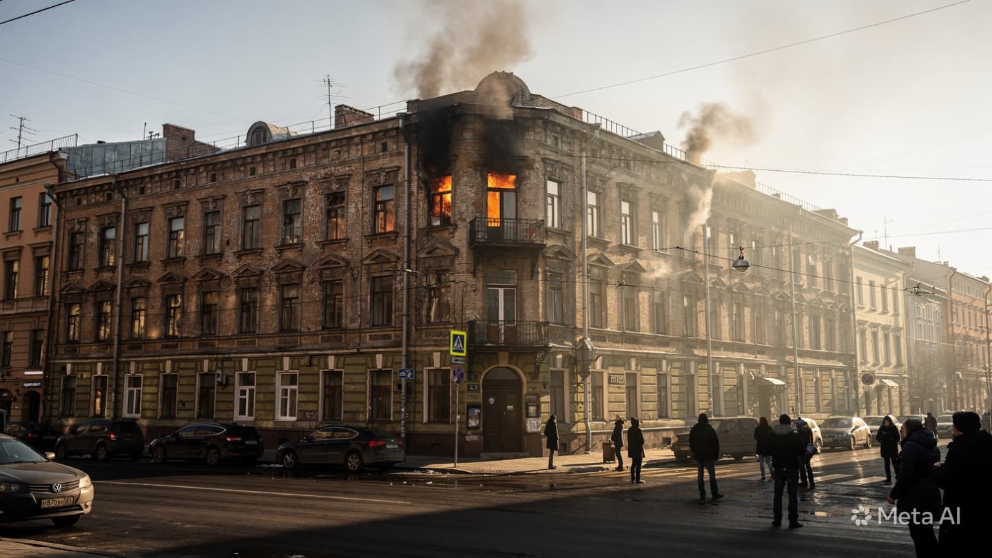 Fatal Apartment Fire: Two People Lose Their Lives in Saint Petersburg Residential Building Blaze Fatal Apartment Fire: Two People Lose Their Lives in Saint Petersburg Residential Building Blaze