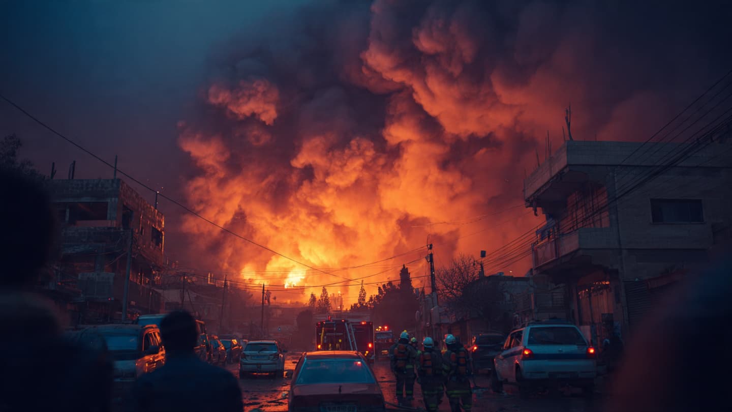 Across Narrow Market Alleys And Burning Storefronts, Amman Watched Another Morning Disrupted By Sudden Fire