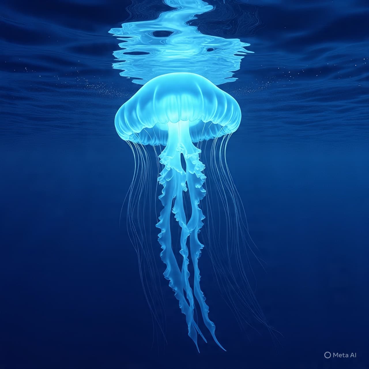 In the Deep Where Light Softens: A Quiet Encounter with the Giant Phantom Jelly In the Deep Where Light Softens: A Quiet Encounter with the Giant Phantom Jelly