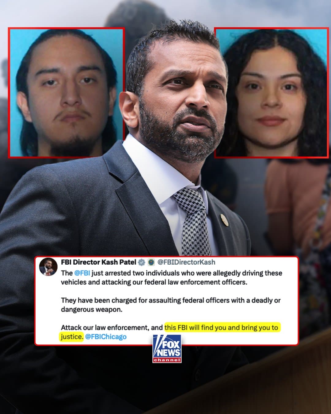 FBI Director Vows Justice After Arrests in Alleged Chicago Ambush of Federal Agents FBI Director Vows Justice After Arrests in Alleged Chicago Ambush of Federal Agents