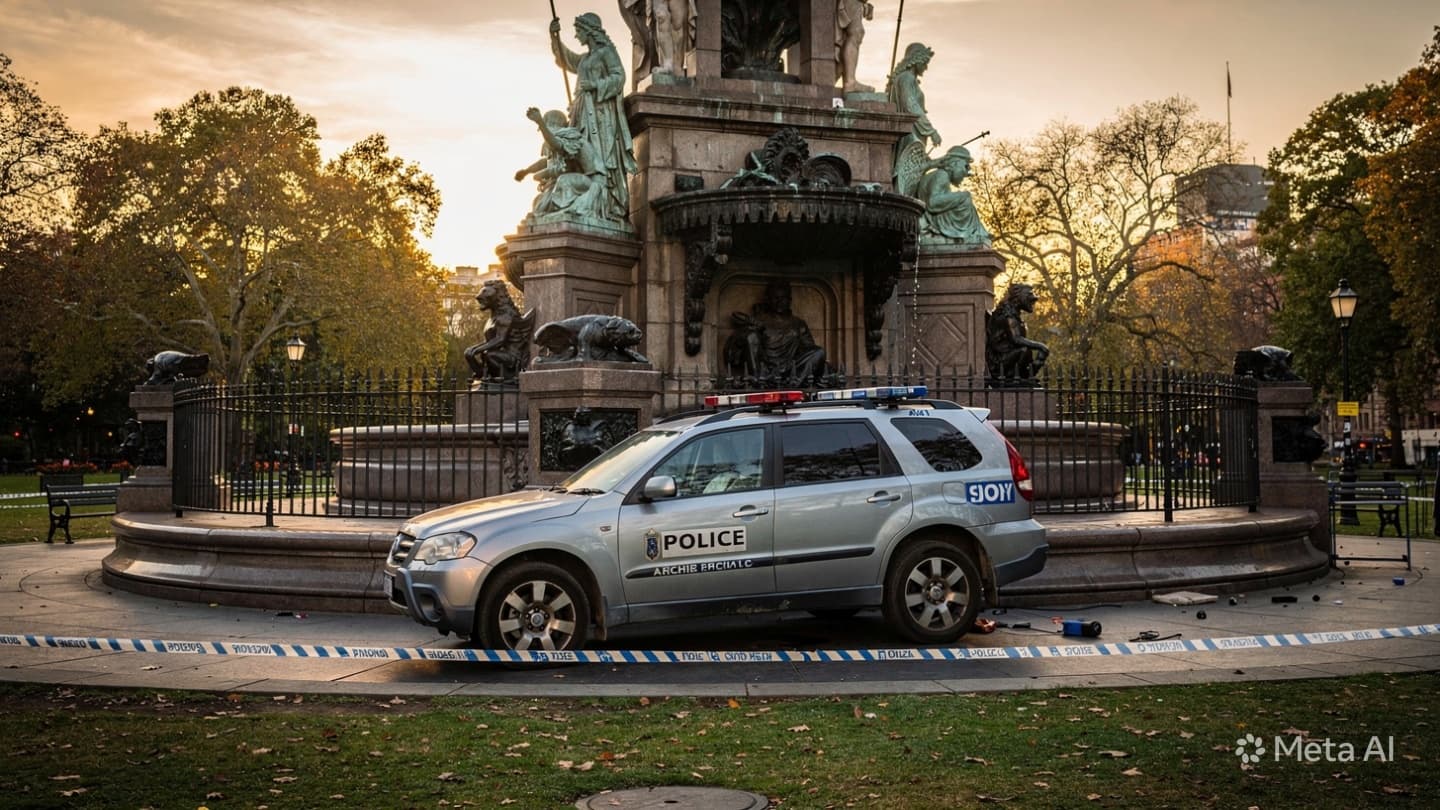 Hyde Park Incident: Driver Charged After SUV Mounts Historic Fountain In Central Sydney District Hyde Park Incident: Driver Charged After SUV Mounts Historic Fountain In Central Sydney District