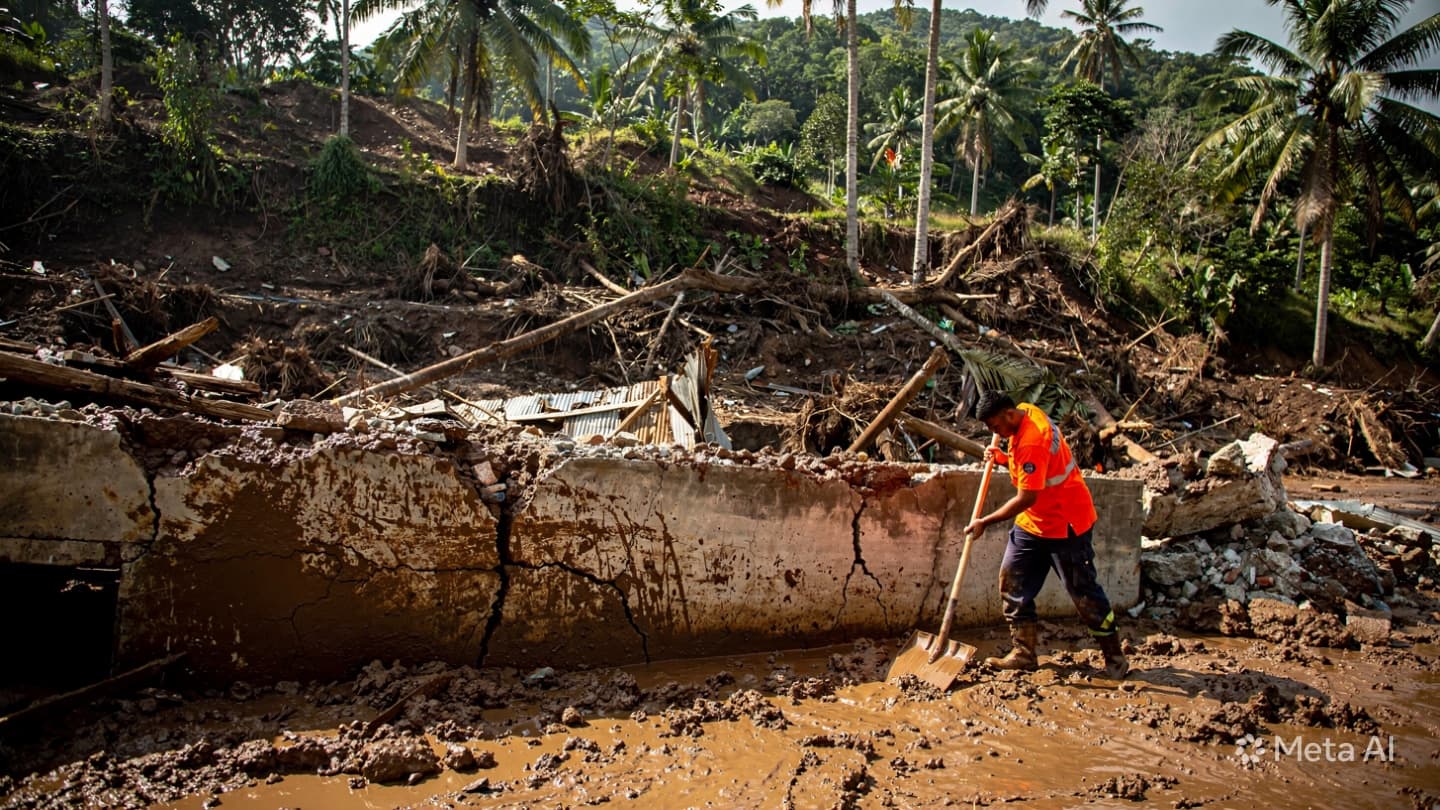 Sarangani Earthquake Disaster: Massive Landslide Claims Life in Malapatan Following 7.8 Magnitude Quake Sarangani Earthquake Disaster: Massive Landslide Claims Life in Malapatan Following 7.8 Magnitude Quake