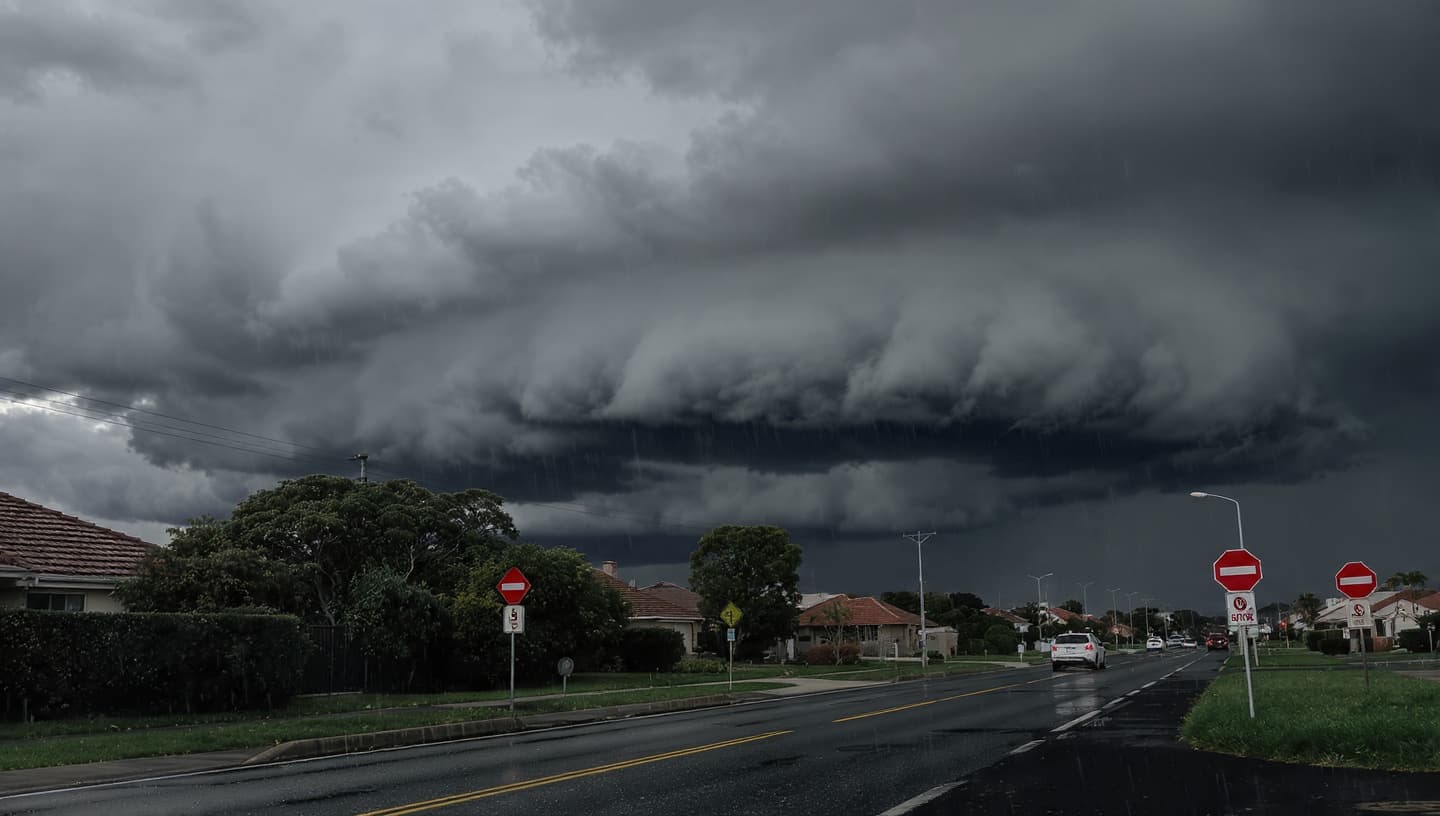 Darkening Skies Across Australia Carried Warnings of a Long and Rain-Heavy Week