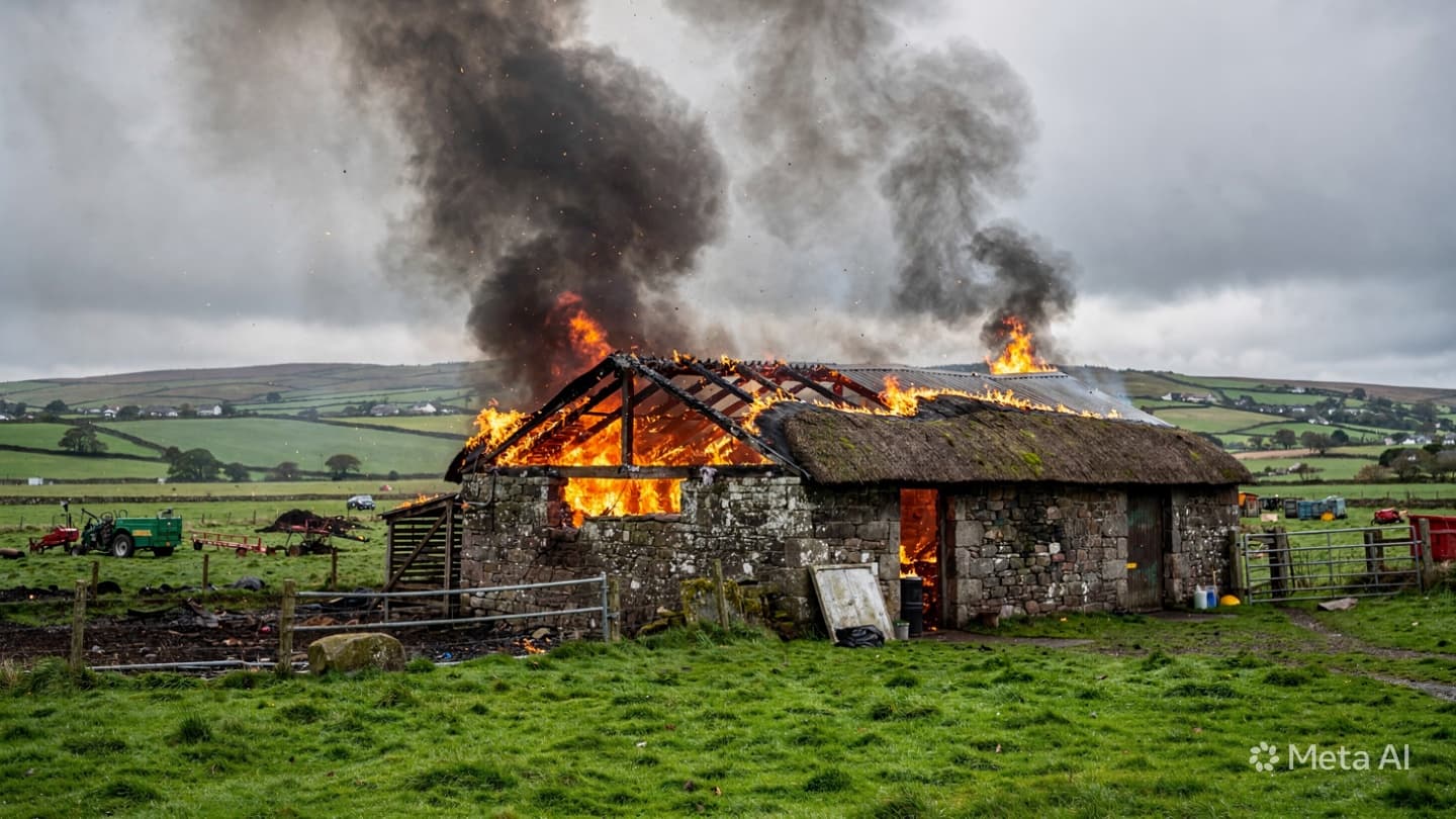 Kilkenny Emergency: Multi-Agency Teams Respond To Massive Farm Fire With Livestock Safely Evacuated Kilkenny Emergency: Multi-Agency Teams Respond To Massive Farm Fire With Livestock Safely Evacuated