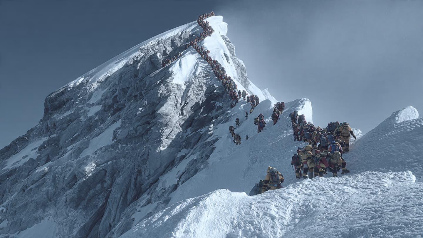 Everest’s Southern Slopes Carried Hundreds Toward the Same Thin Horizon