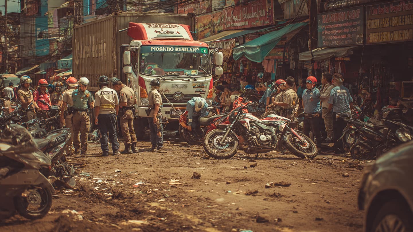 A Familiar Road in Kertosari Suddenly Fell Into Silence